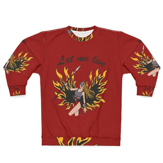 Claire Redfield Resident Evil "Let Me Live" Sweatshirt