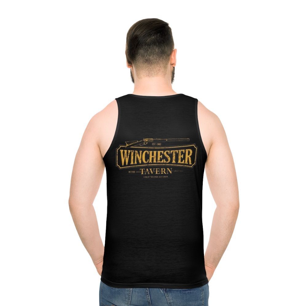 Winchester Tavern Shaun of the Dead Unisex Tank Top - men back