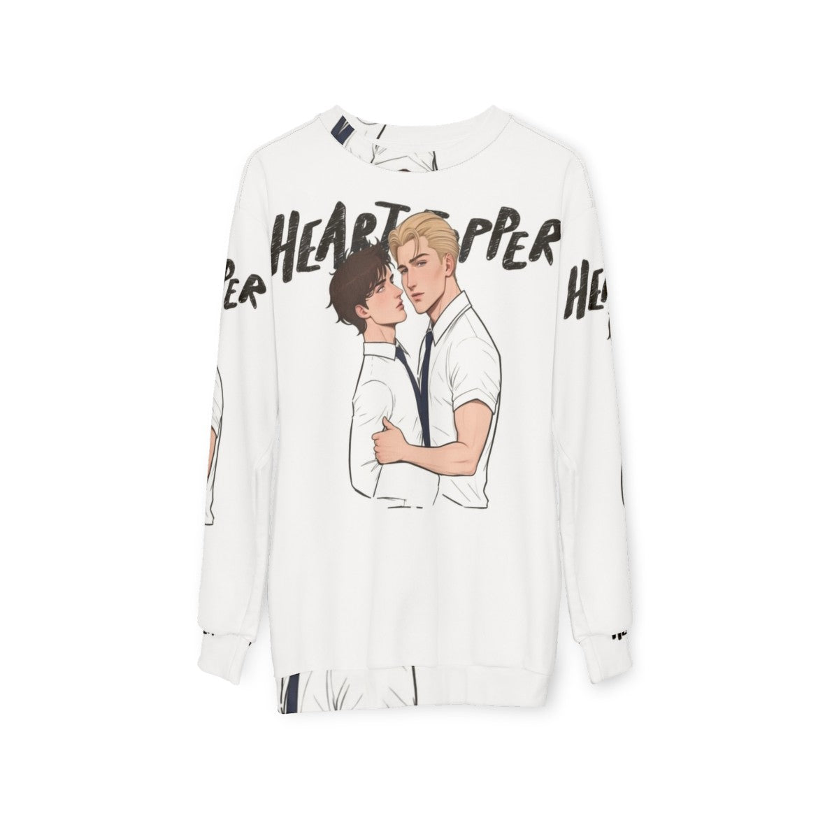 Heartstopper Nick and Charlie Sweatshirt - hanging