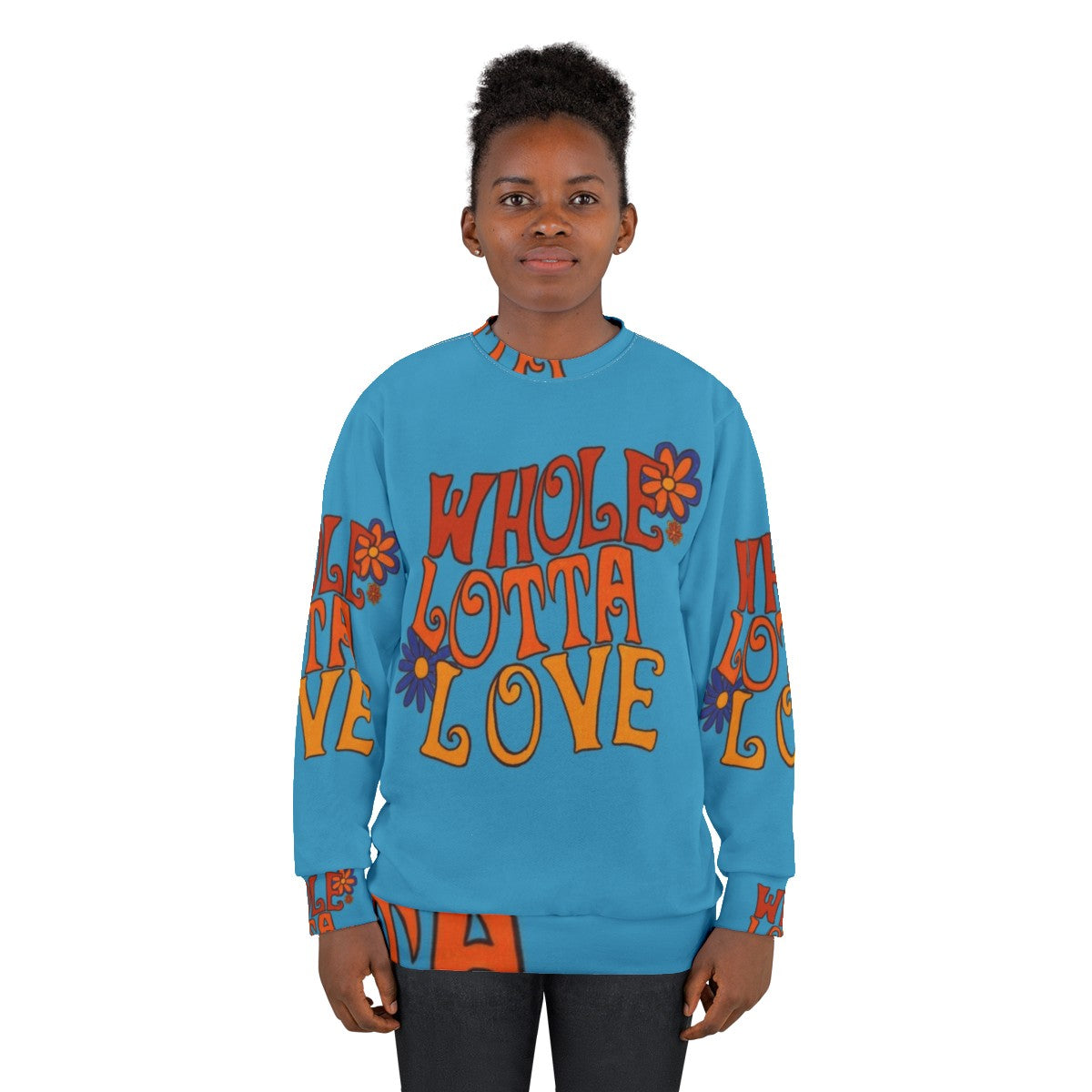 Led Zeppelin Inspired 'Whole Lotta Love' Retro Sweatshirt - women