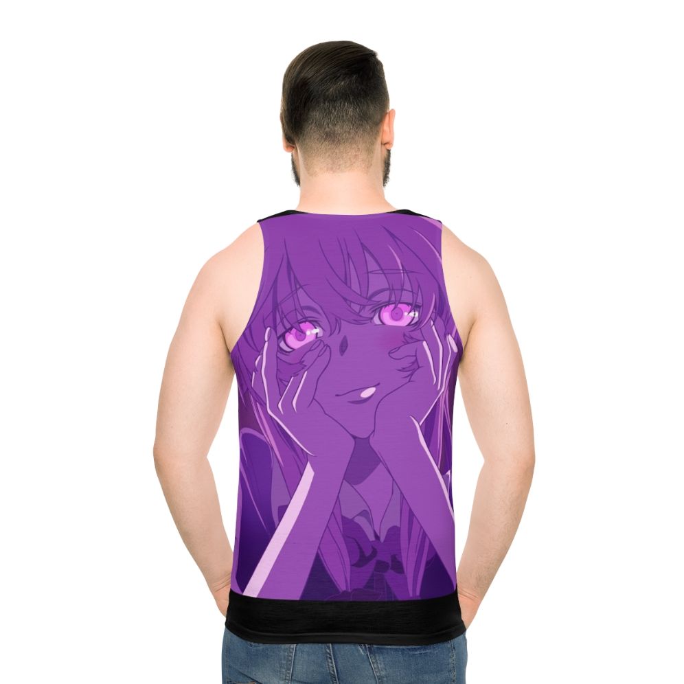 Yuno Gasai Mirai Nikki Anime Unisex Tank Top - men back