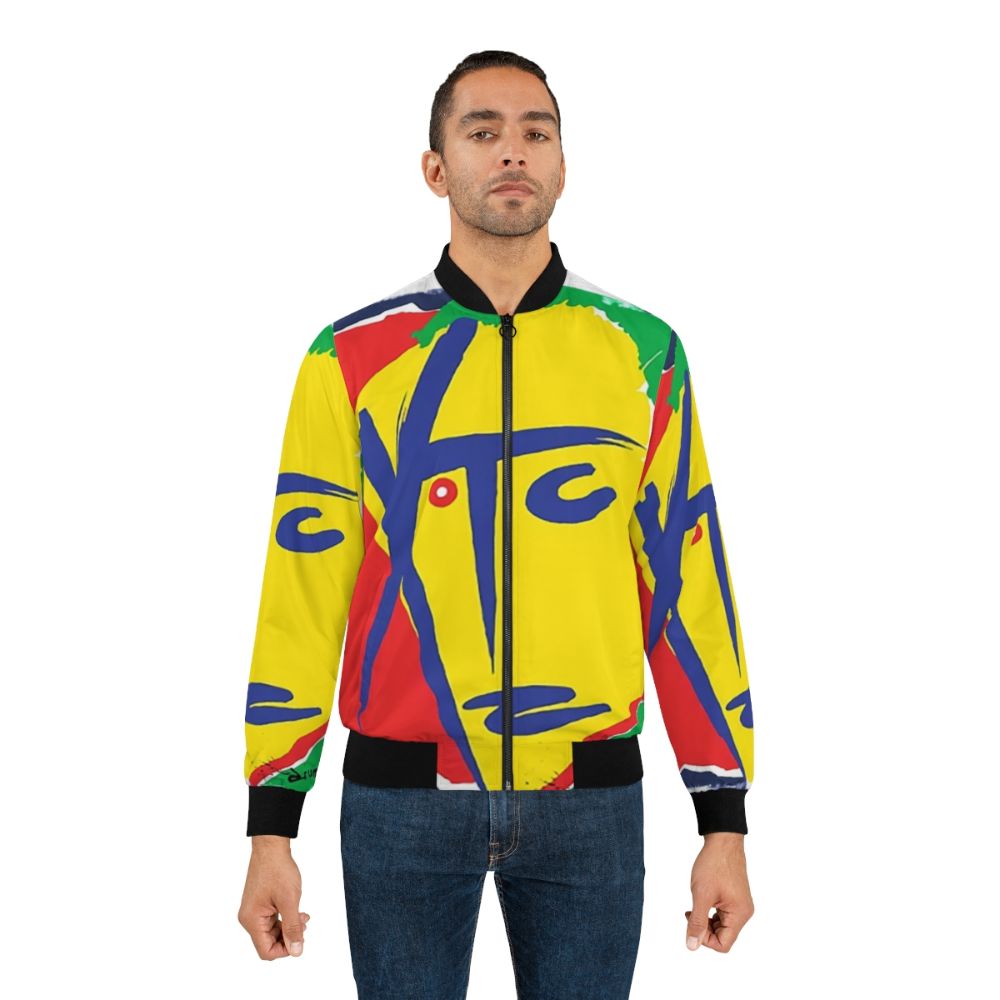 A bomber jacket featuring the XTC band logo and artwork - Lifestyle