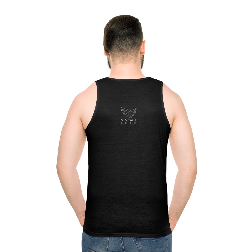 Vintage Culture Unisex Tank Top for EDM, House, and Techno Music Fans - men back