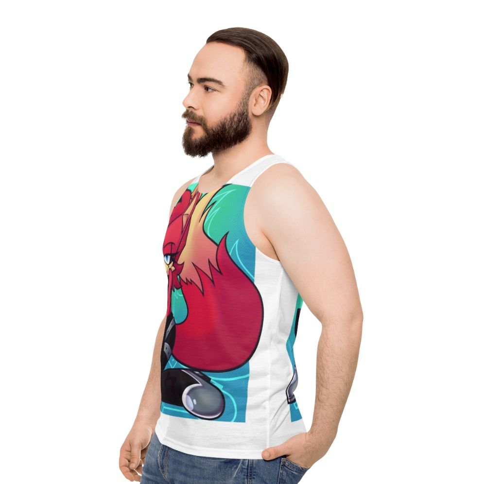 Fiona Fox Sonic the Hedgehog Archie Comics Unisex Tank Top - men side