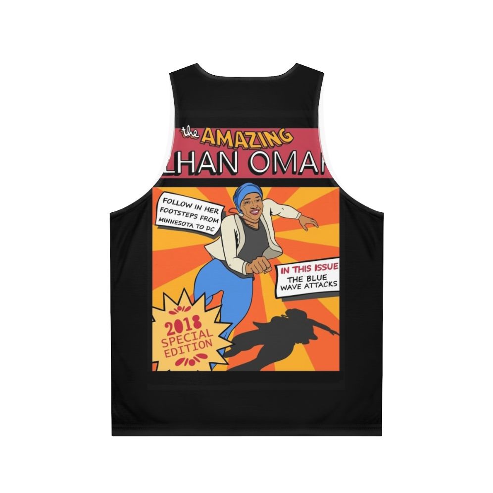 Ilhan Omar Feminist Superhero Tank Top - Back