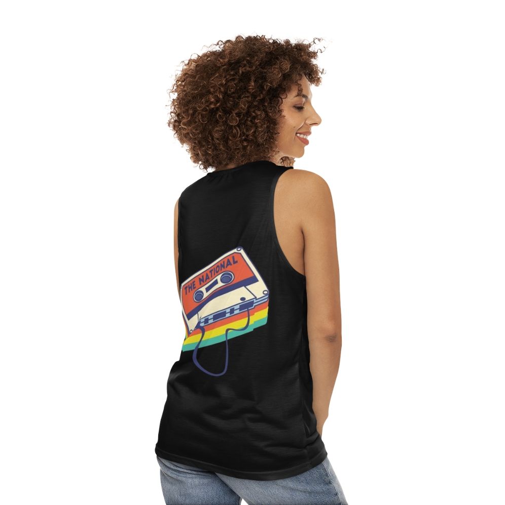 The National Band Logo Unisex Tank Top - women back