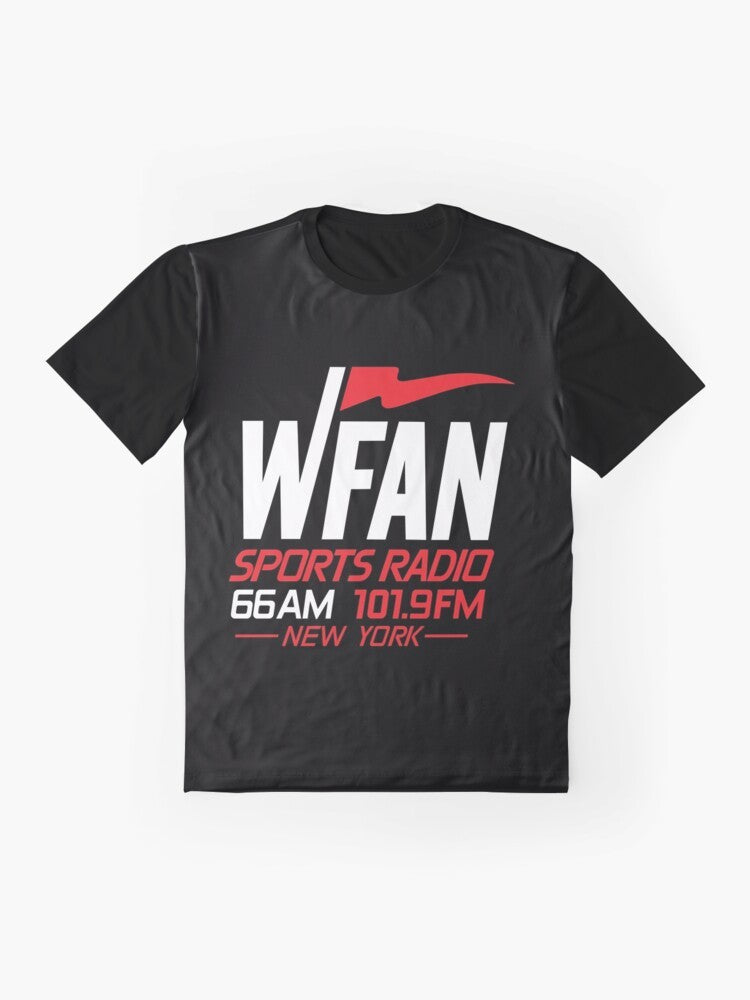 WFAN Sports Graphic T-Shirt - Flat lay