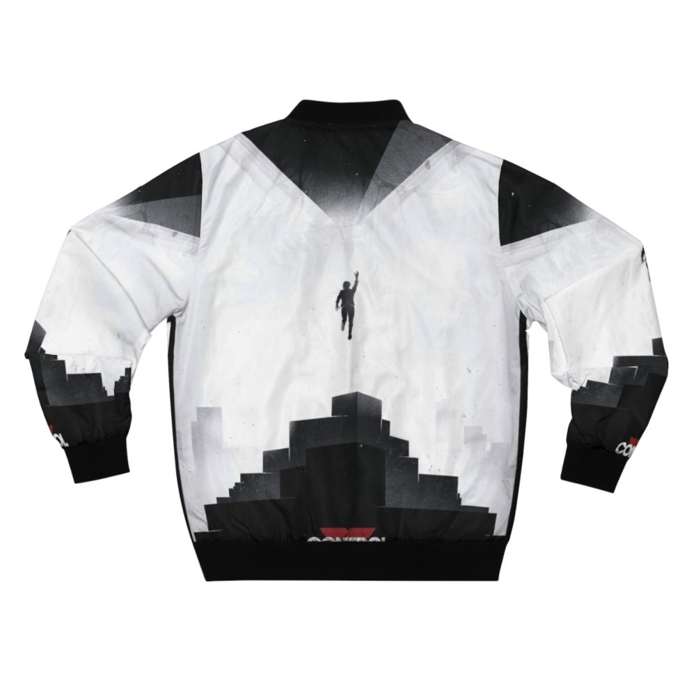 Federal Bureau of Control Bomber Jacket featuring game art design - Back