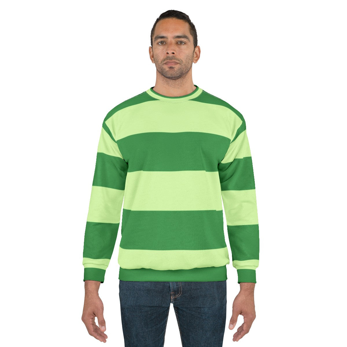 Blues Clues Green Educational Cartoon Sweatshirt - men