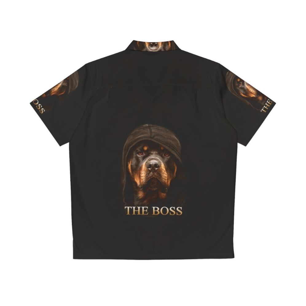 Rottweiler The Boss Hawaiian Shirt - Back