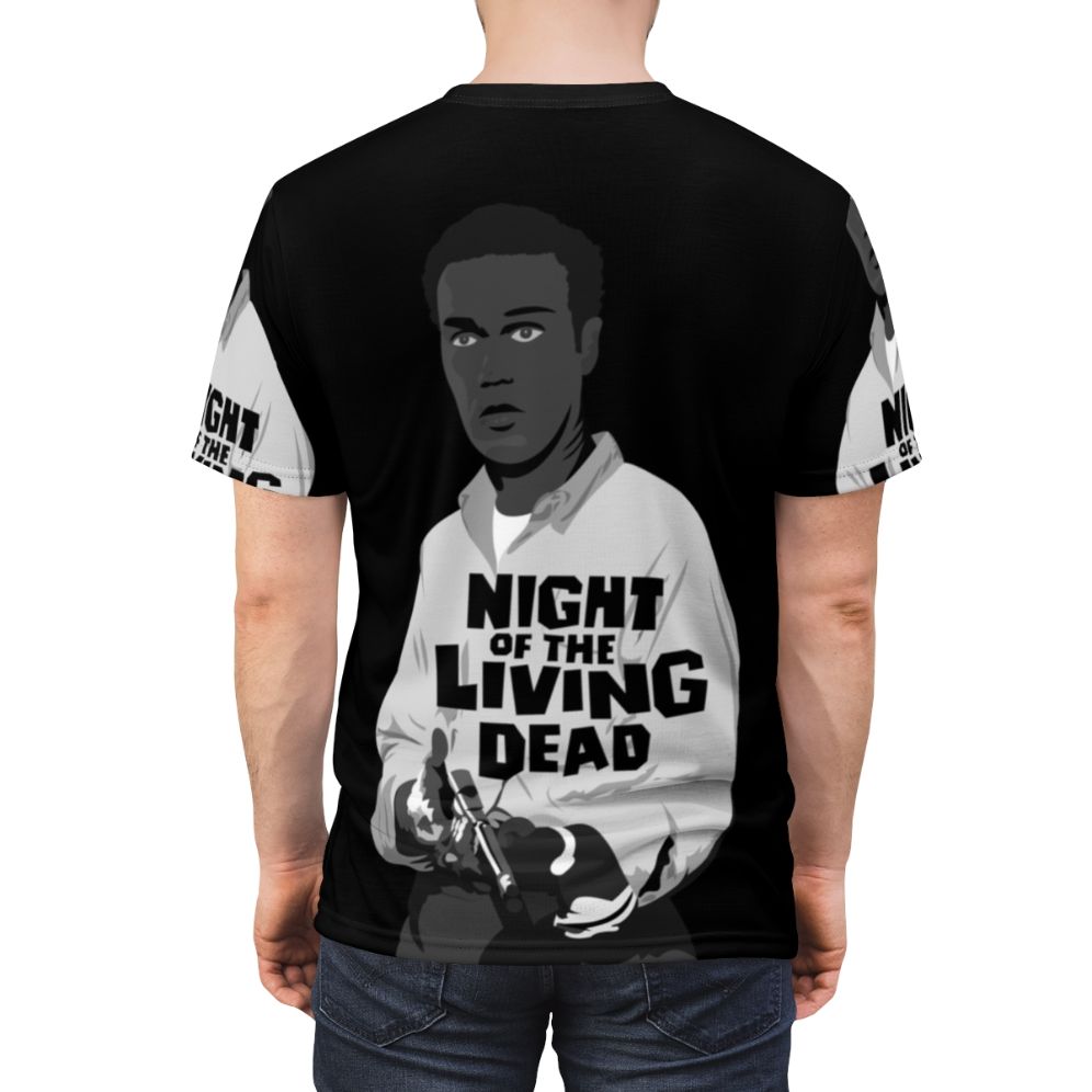 Vintage-Style Night of the Living Dead 1968 Tee - Horror Movie Inspired Apparel - men back