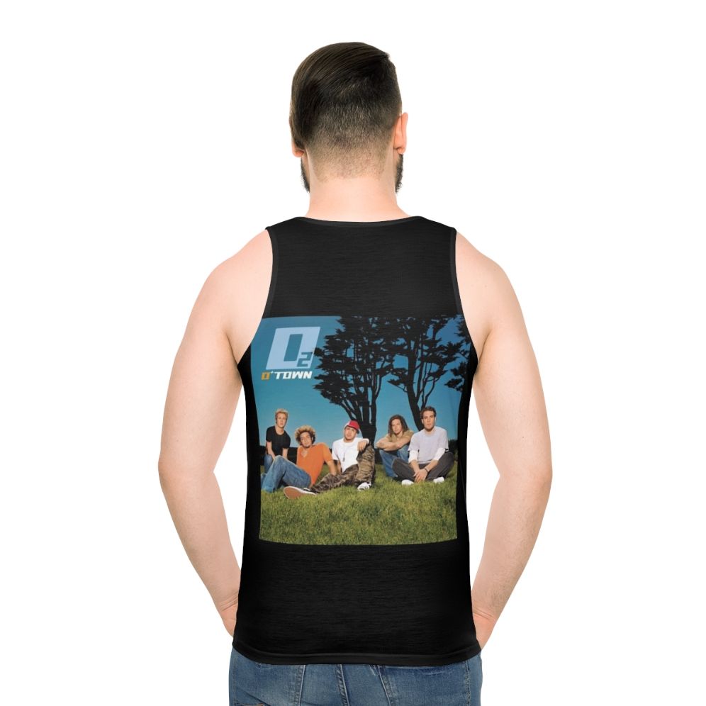 O2 O Town Unisex Music Fan Tank Top - men back