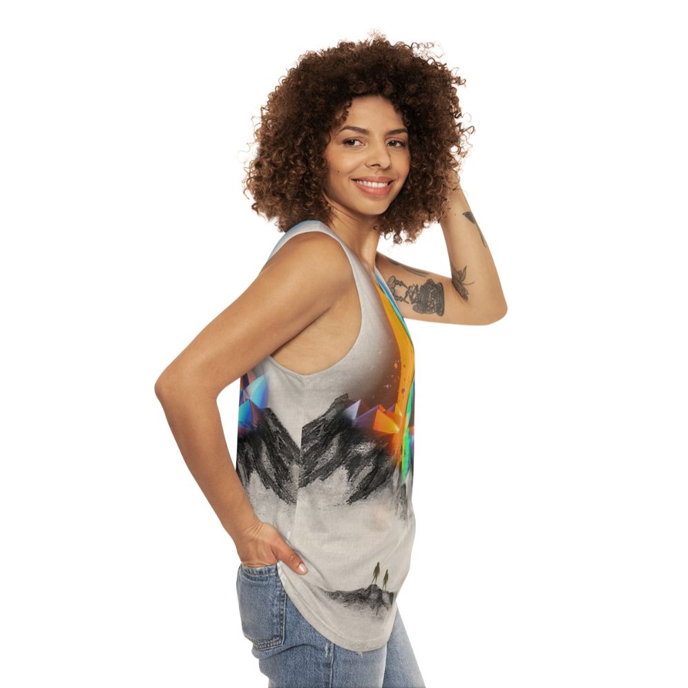 Imagine Dragons "Smoke & Mirrors" Unisex Tank Top - women side