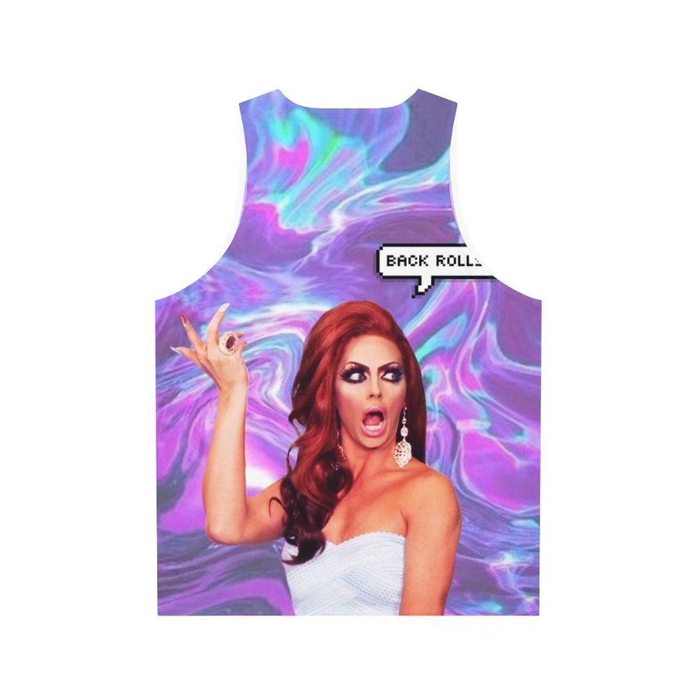 Alyssa Edwards' Back Rolls Unisex Drag Race Tank Top - Back