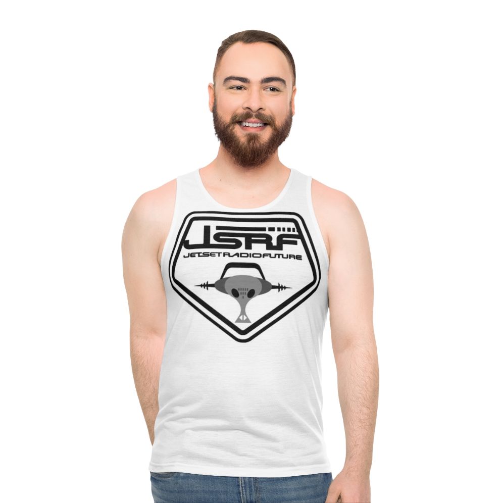 Jet Set Radio Future Graffiti Unisex Tank Top - men