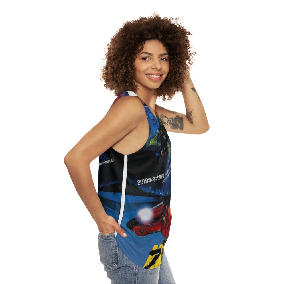 Akira Inspired Unisex Tank Top - women side