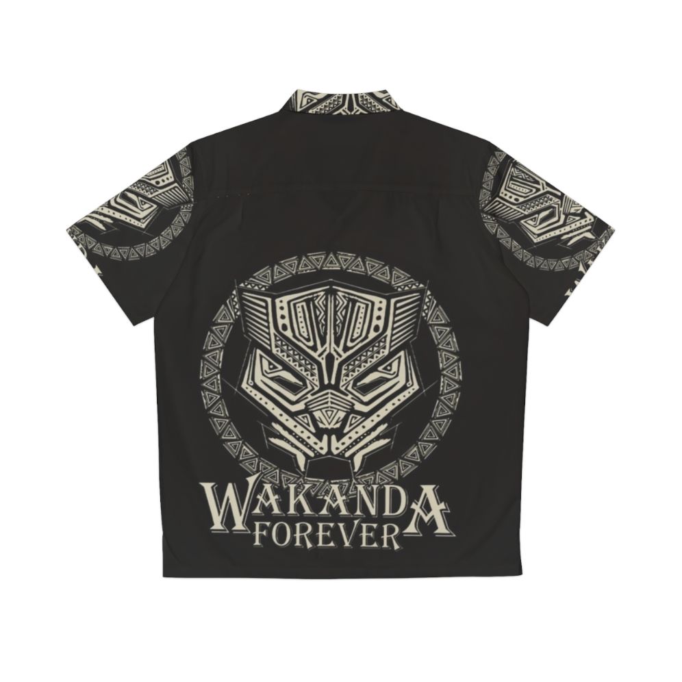 Wakanda Forever Black Panther Hawaiian Shirt - Back