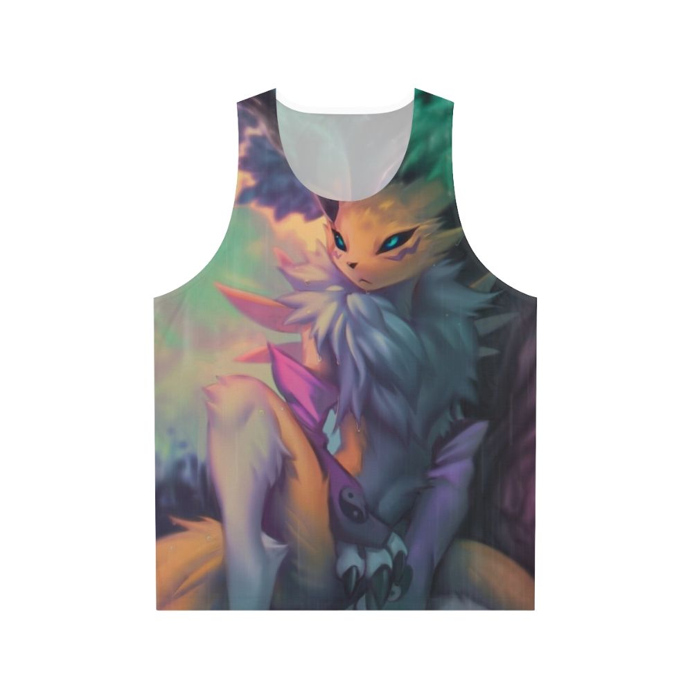 Rainy Renamon Digimon Anime Unisex Tank Top