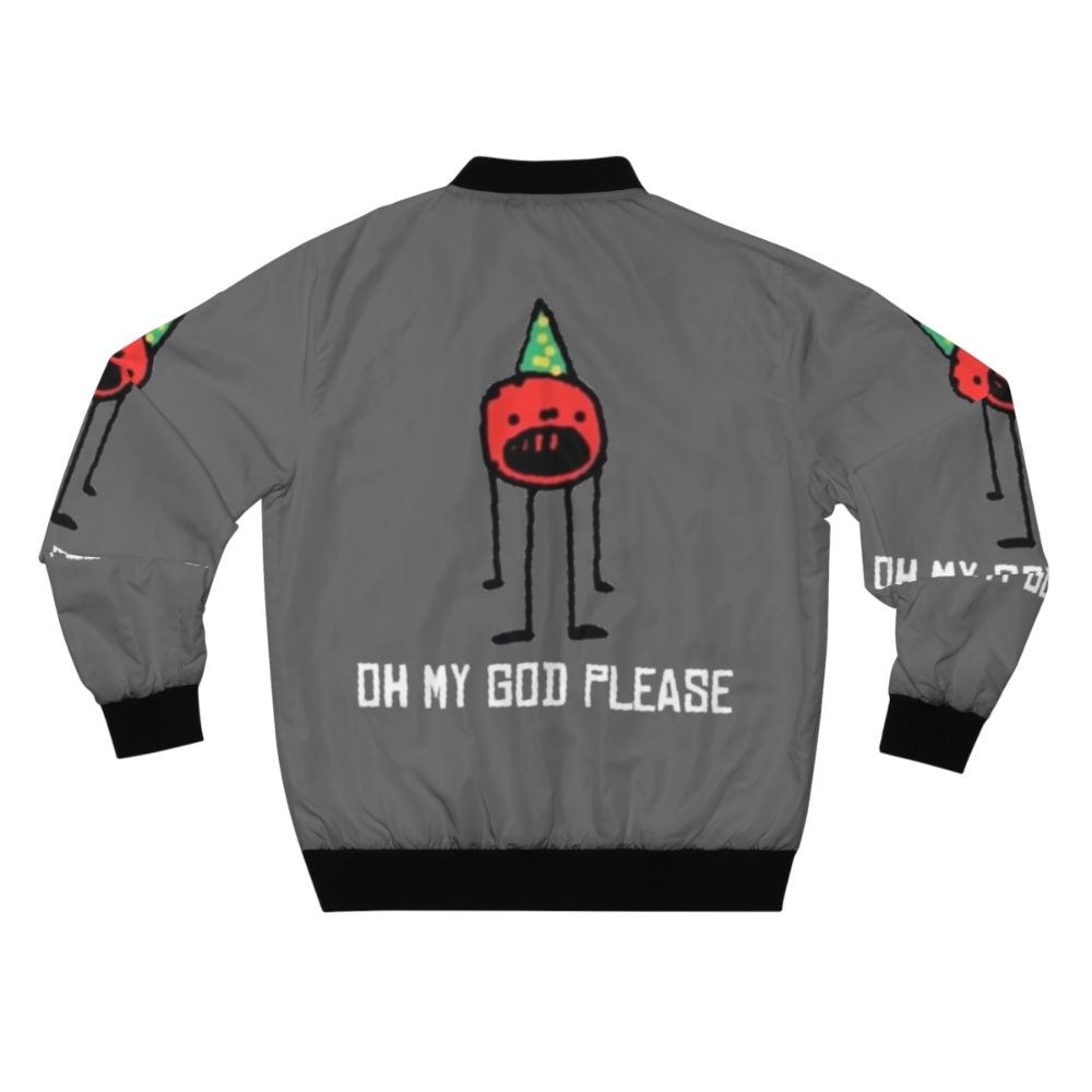 CallMeCarson viral gaming meme bomber jacket - Back