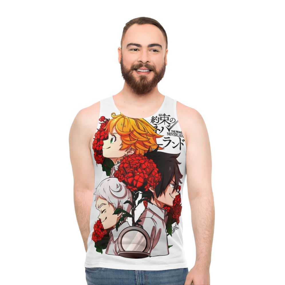 The Promised Neverland Anime and Manga Unisex Tank Top - men