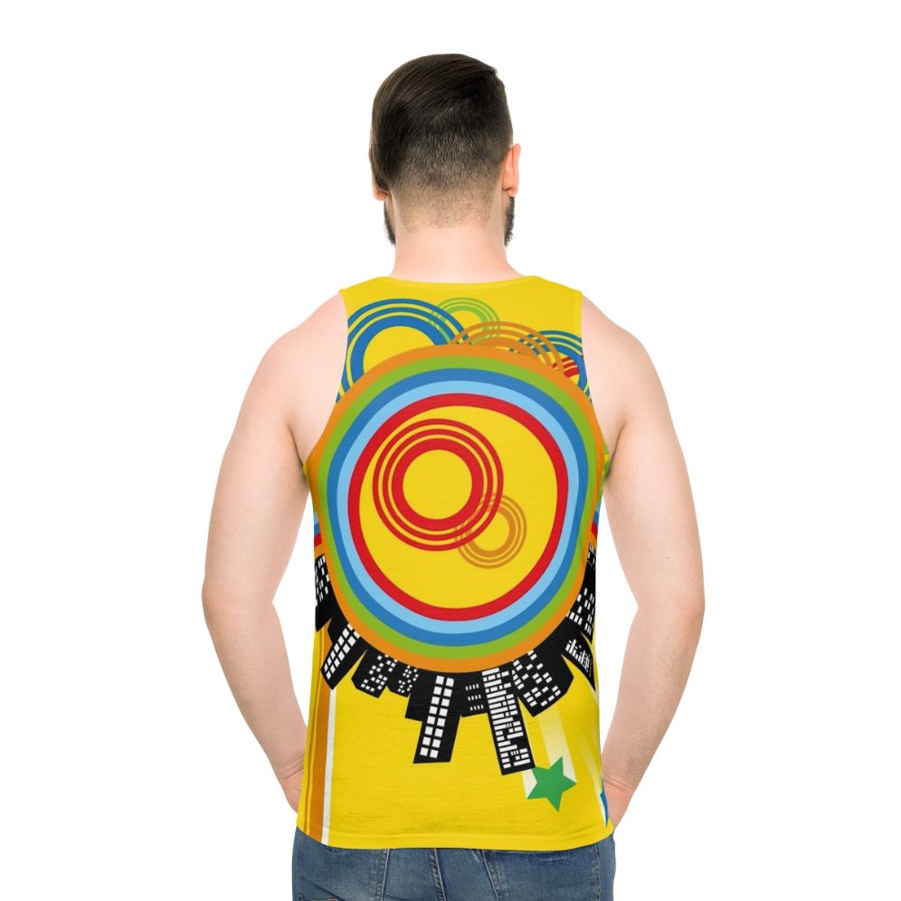 Persona 4 Anime Unisex Tank Top - men back