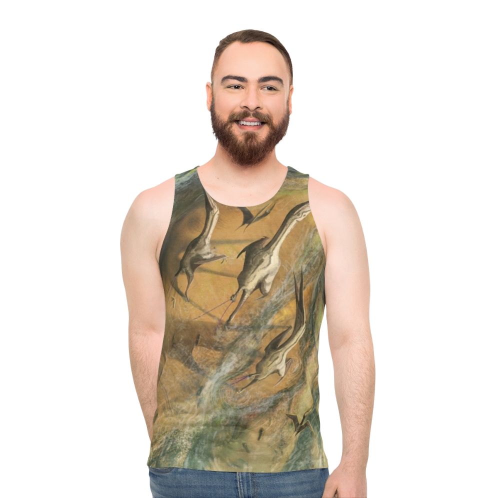 Wandering Azhdarchid Pterosaurs Unisex Tank Top - men