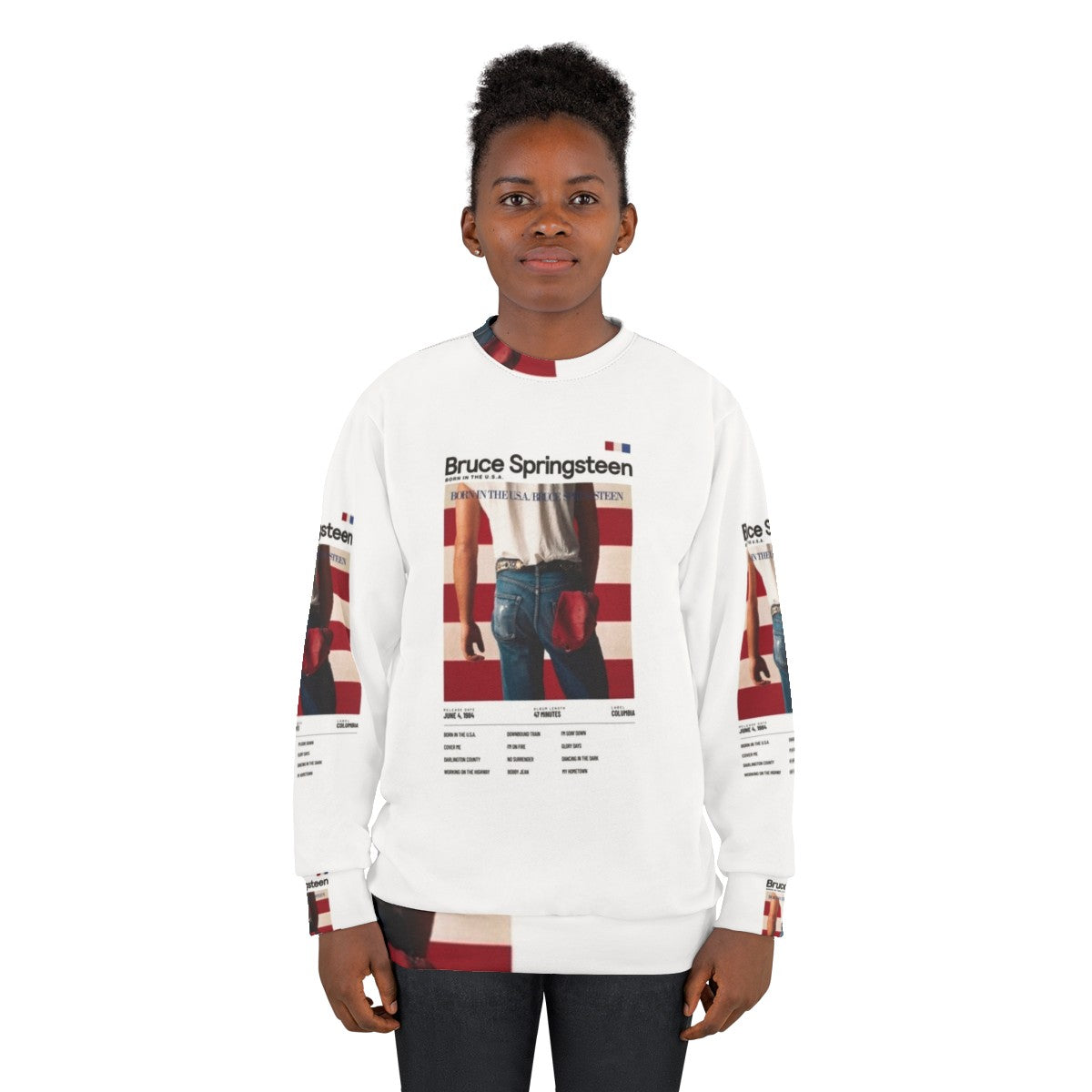 Bruce Springsteen Born in the USA Graphic Sweatshirt - women