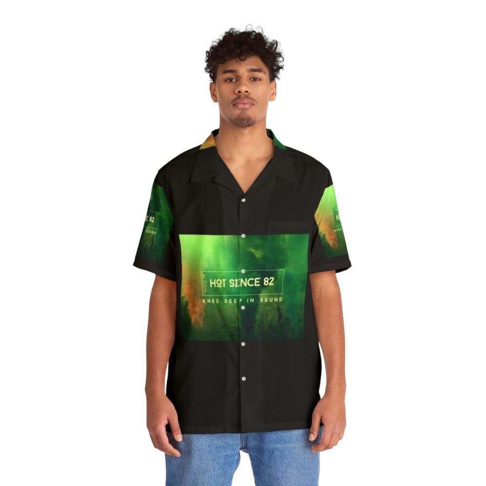 Hot Since 82 Best Of Logo Hawaiian Shirt with Tropical Vibes - People Front