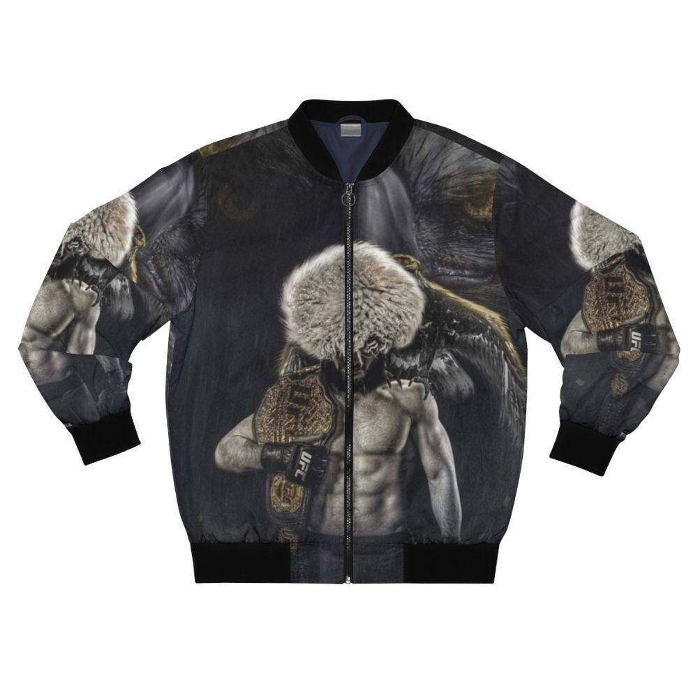 Khabib Nurmagomedov Undefeated UFC Lightweight Champion Bomber Jacket