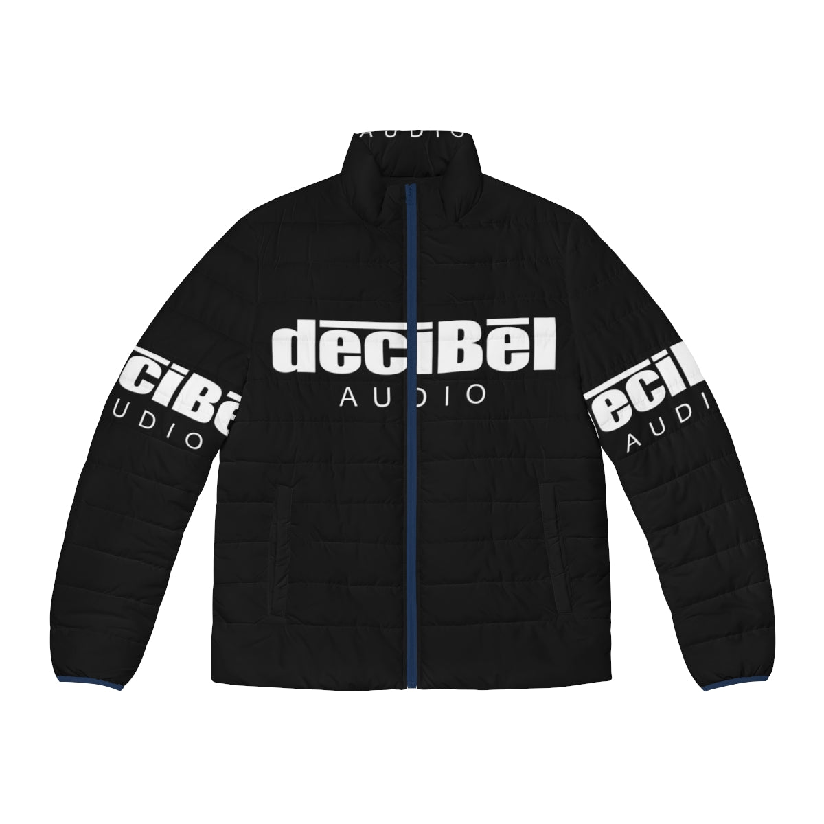 Decibel Outdoor Puffer Jacket in trendy design, perfect for music festivals and concerts