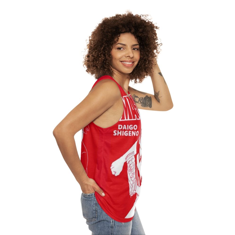 Daigo Shigeno Unisex Anime Tank Top - women side