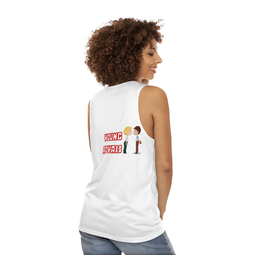 Young Royals Netflix LGBTQ+ Tank Top - women back