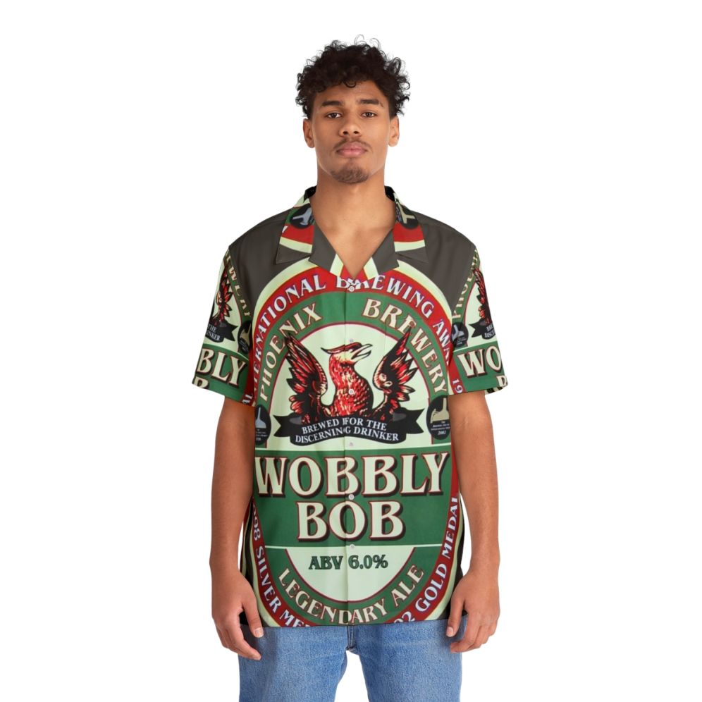 Wobbly Bob Legendary Ale Hawaiian Shirt - People Front