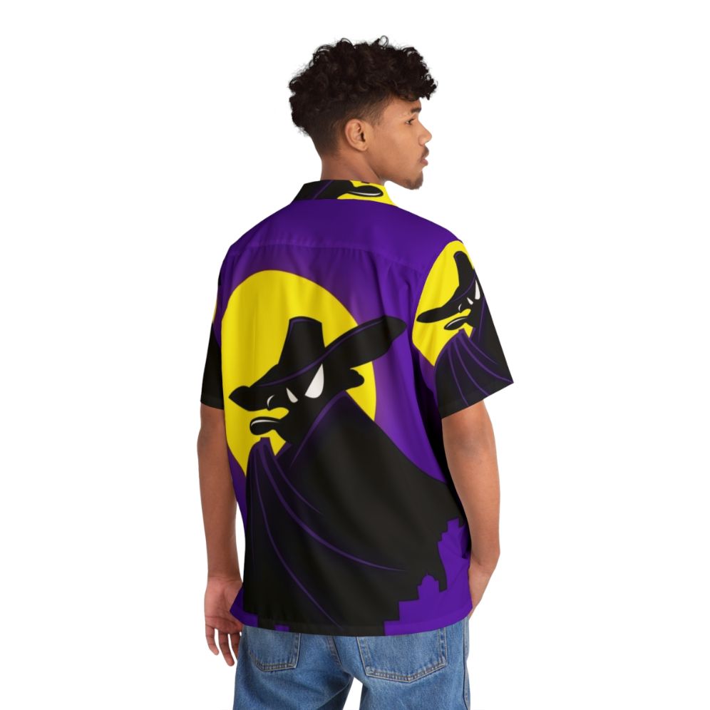 Dangerous Hawaiian Shirt featuring Darkwing Duck cartoon character - People Back