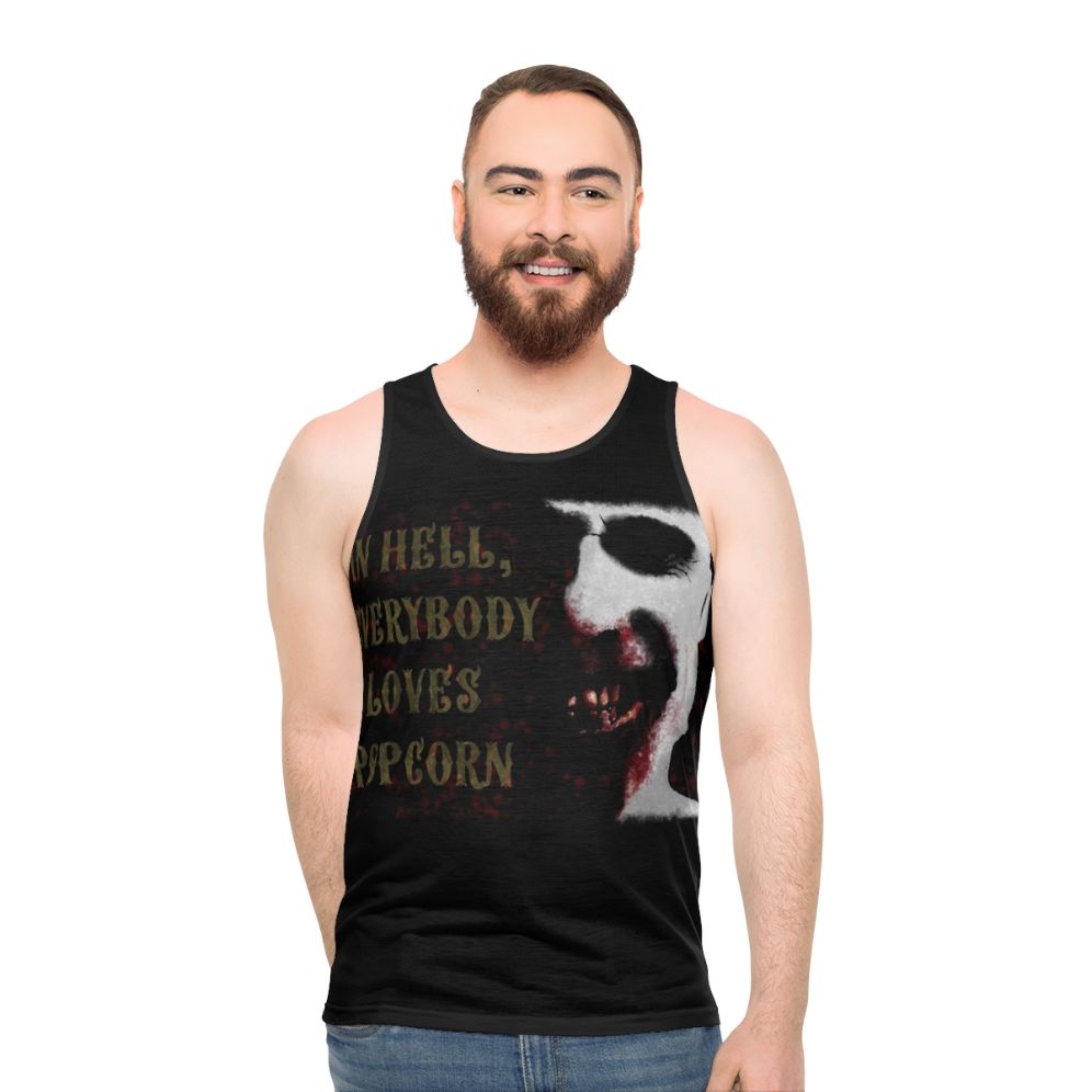 Doom Head Unisex Horror Tank Top - men