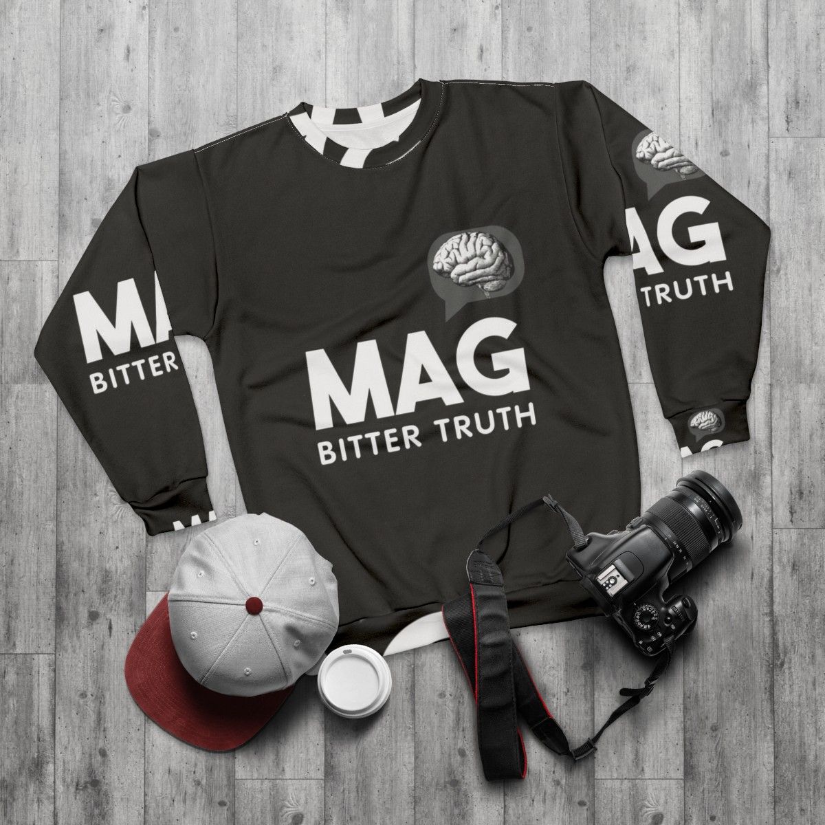 Mag Bitter Truth Sweatshirt - flat lay