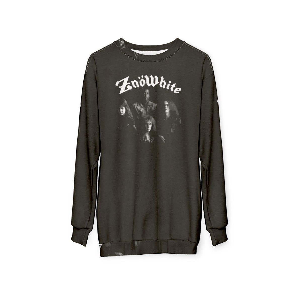 Znowhite 1980s Thrash Metal Sweatshirt - hanging