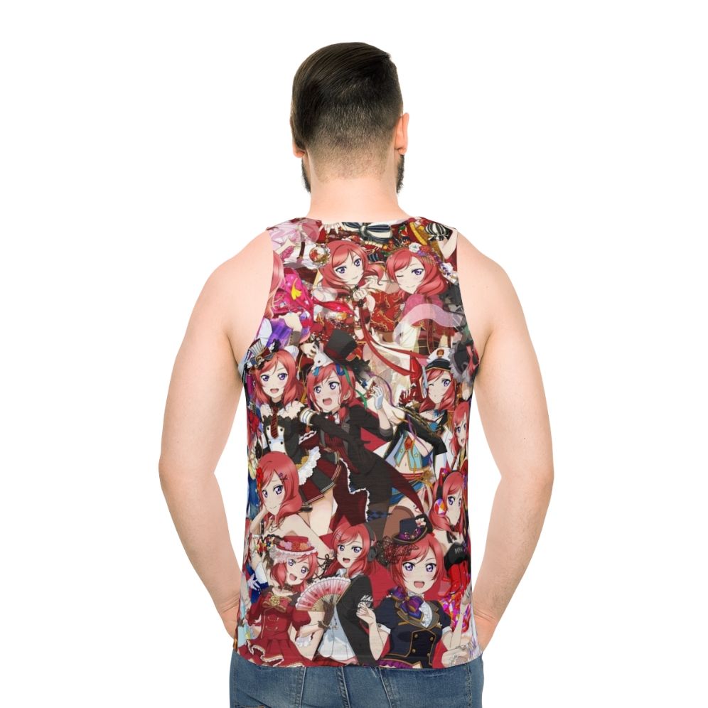 Maki Nishikino Unisex Love Live Anime Tank Top - men back