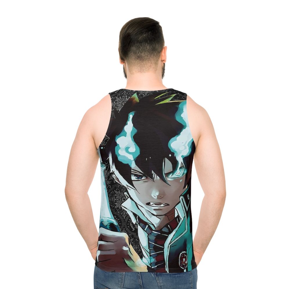 Blue Exorcist Unisex Tank Top - men back