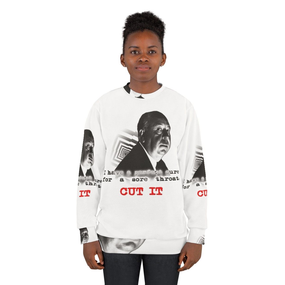 Alfred Hitchcock Cut It Sweatshirt - women