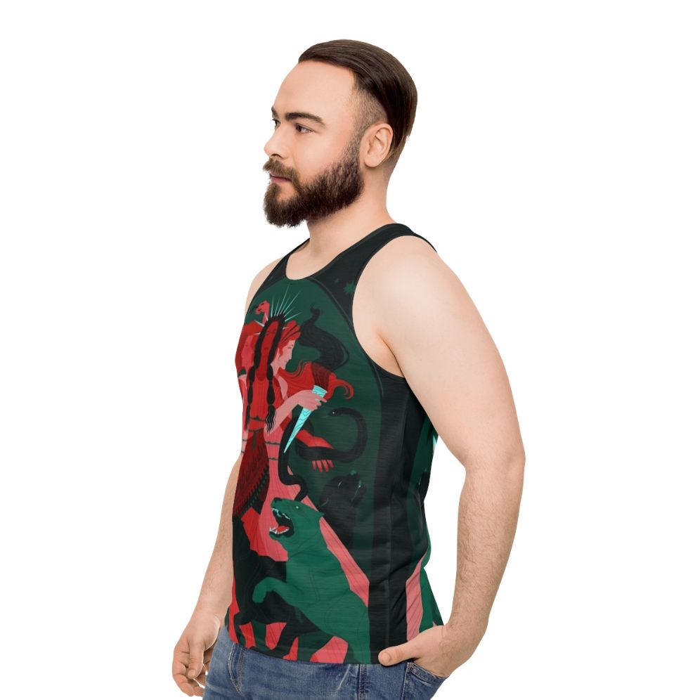 Hecate Unisex Mythology Inspired Tank Top - men side