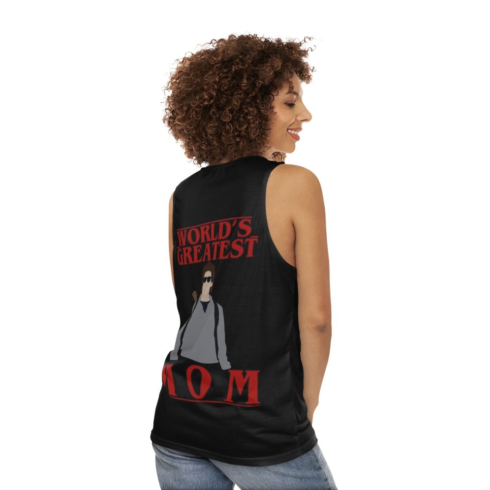 Steve Harrington "World's Greatest Mom" Stranger Things Unisex Tank Top - women back