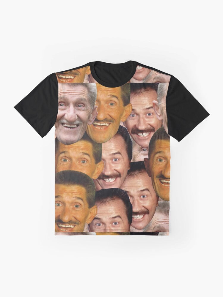 The Chuckle Brothers, Barry Chuckle and Paul Chuckle, from the classic British TV show Chucklevision - Flat lay