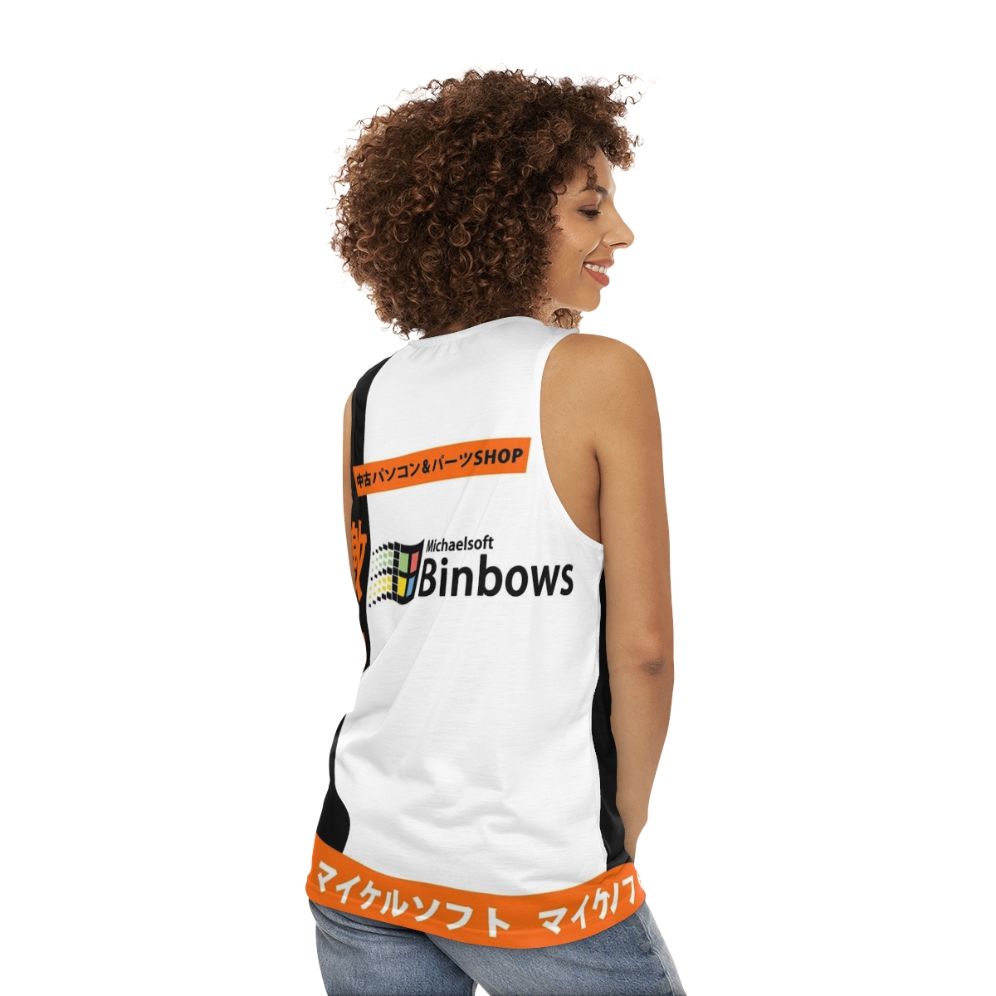 Michaelsoft Binbows Drip Unisex Tank Top - women back