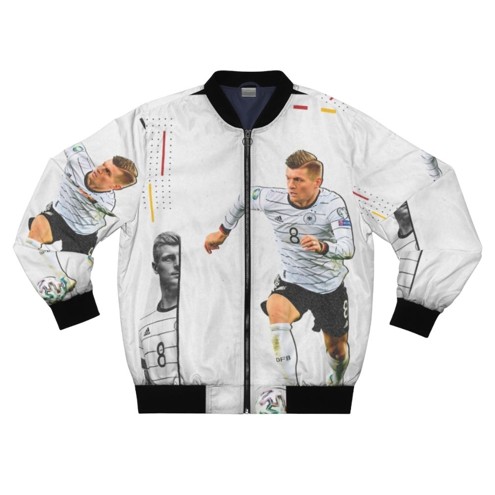 Toni Kroos Bomber Jacket - High-quality sports apparel featuring the soccer star's name and design