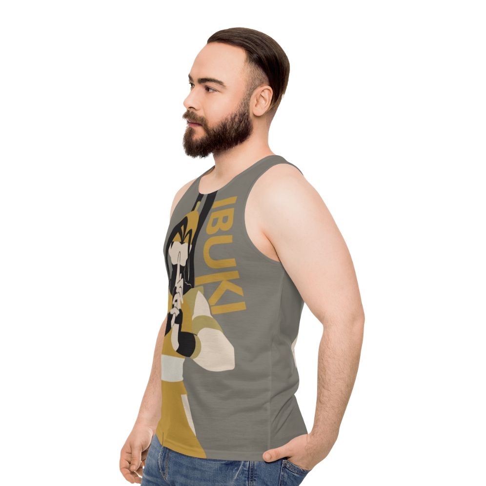 Street Fighter V Ibuki Minimalist Vector Unisex Tank Top - men side