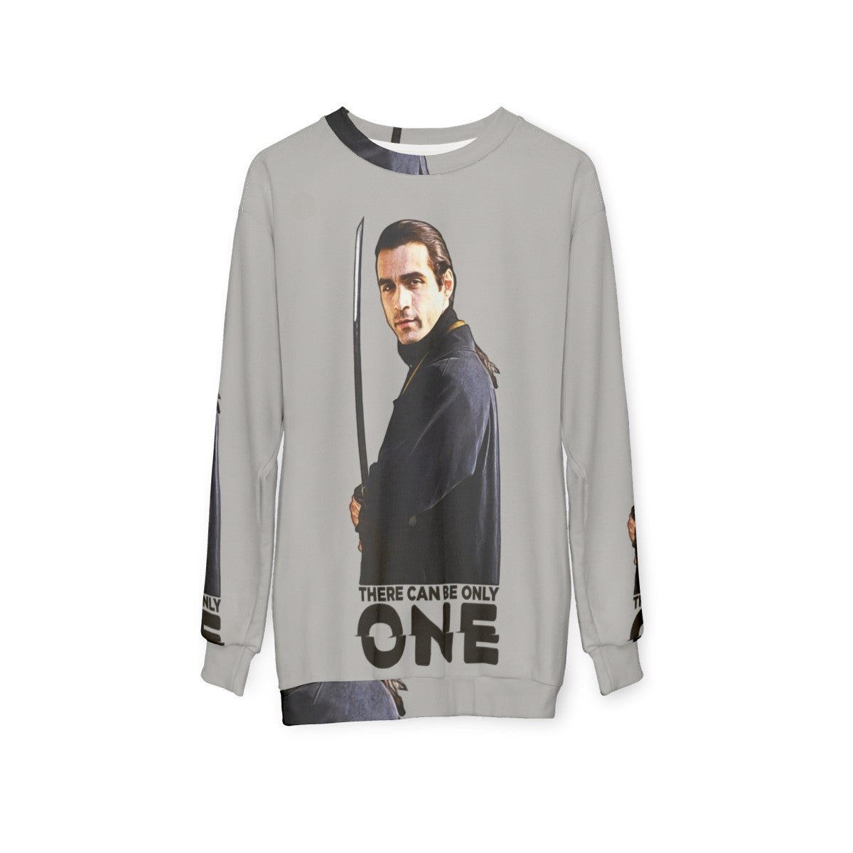 Highlander 'There Can Be Only One' Men's Sweatshirt - hanging