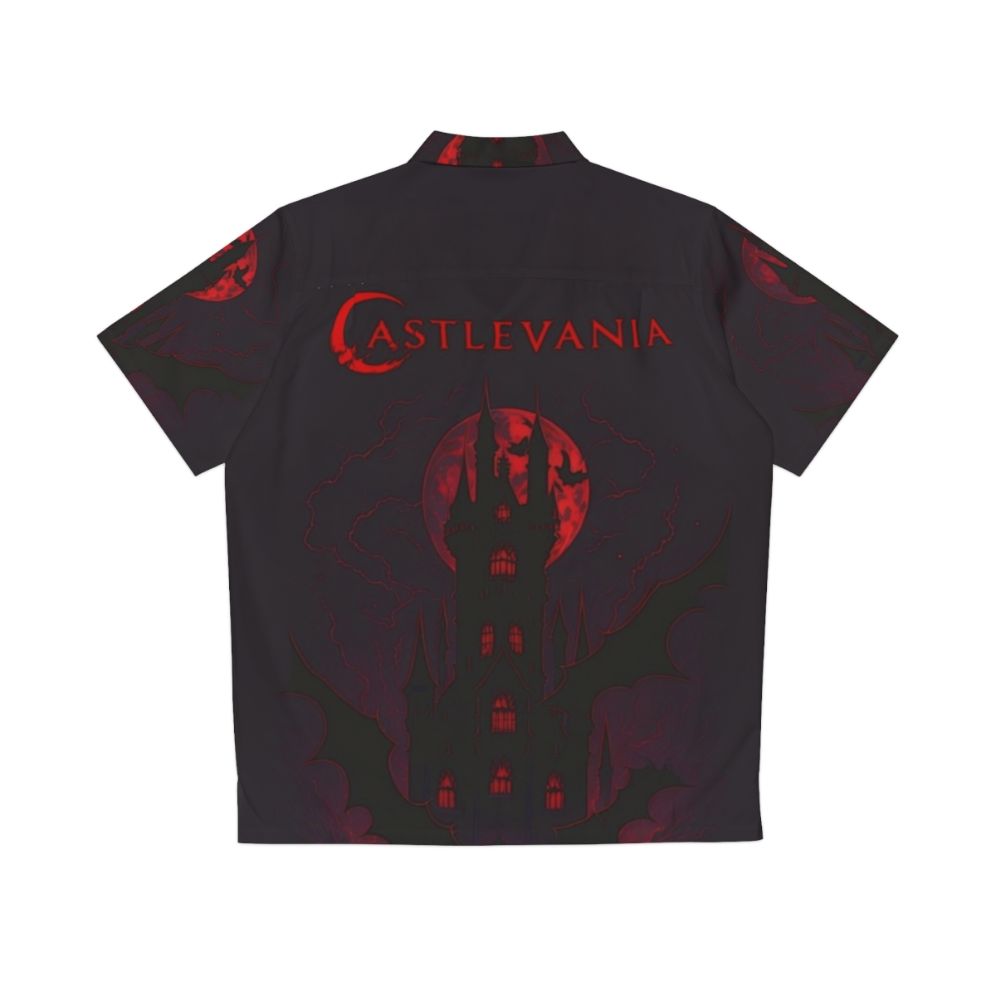 Castlevania-inspired gothic Hawaiian shirt - Back