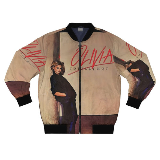 Olivia Newton-John Totally Hot Album Inspired Retro Disco Bomber Jacket