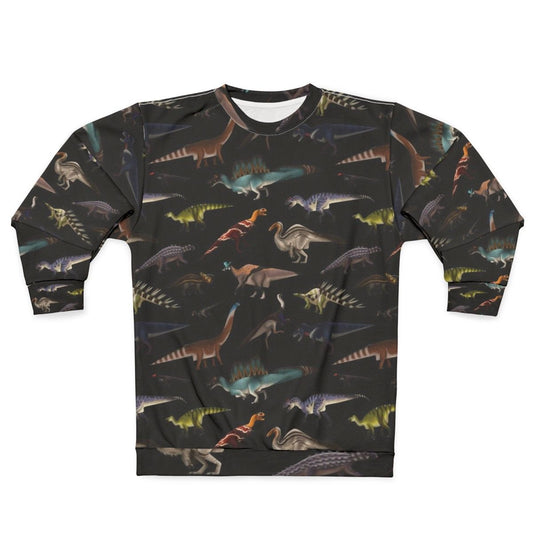 Dinosaur Sweatshirt with Jurassic Themed Graphics